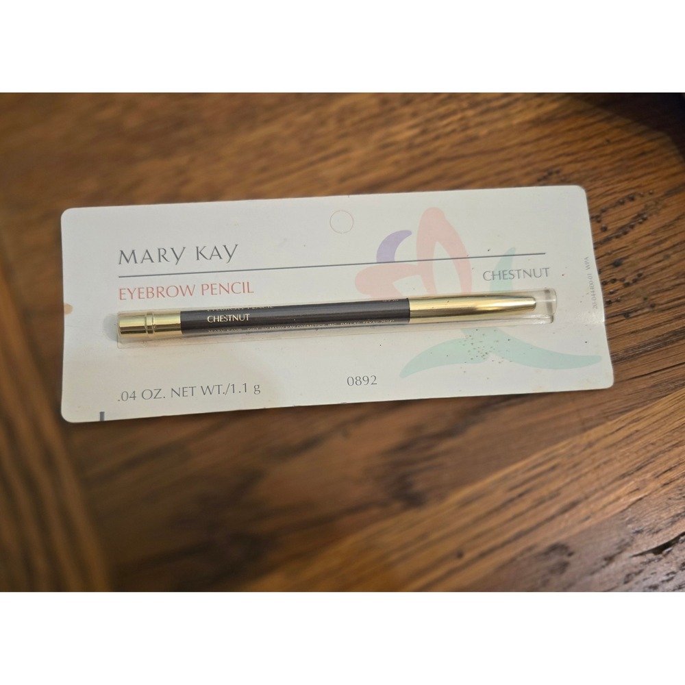 Mary Kay Eyebrow Pencil Chestnut Brown New In Package  .04 oz. Makeup  0892